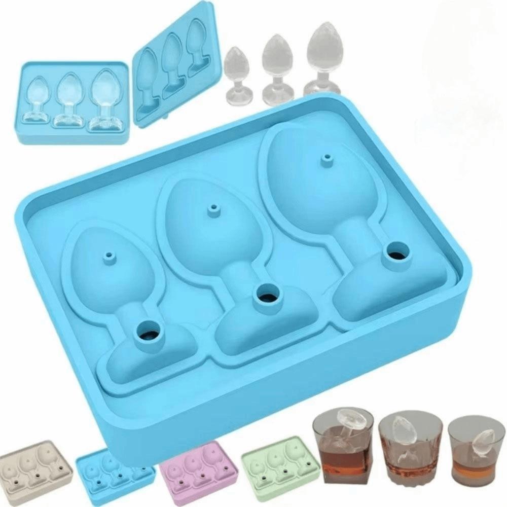 Reusable Ice Cube Tray Silicone Prank Mold Funny Ice Cube Maker  Tumbler