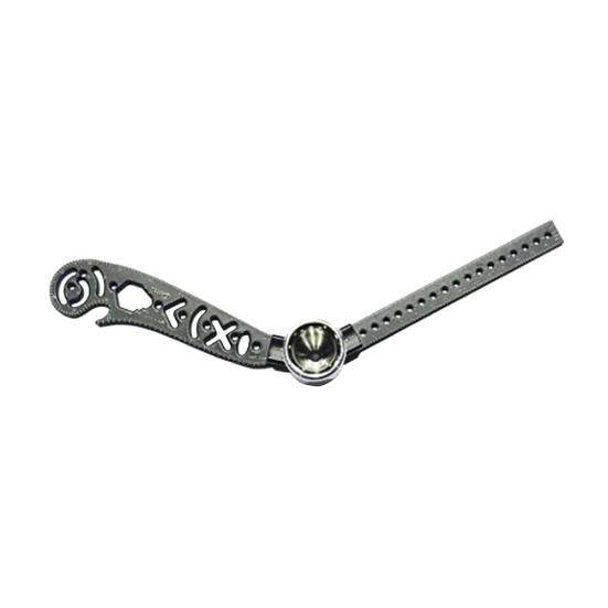 Strumento versatile portatile Goniometro Cerchi Disegno Righello magnetico dritto ad arco