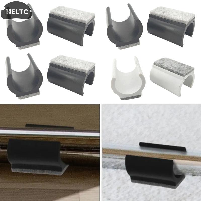 10Pcs U Shaped Chair Leg Pads 19/22/25mm Non Slip Noise Reduction Chair Leg Caps Felt Floor Protectors Furniture Accessories