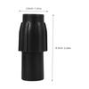 Broom Extension Rod Adapter, Set of 6, Adjustable Duster Extension Rod Tensioner, Black, Compatible with 22/25mm, Household Cleaning Goods,