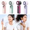 Digital Display Mini Pocket Fan Foldable Design Folding Cooling Fan Portable Desktop Fan Home Use