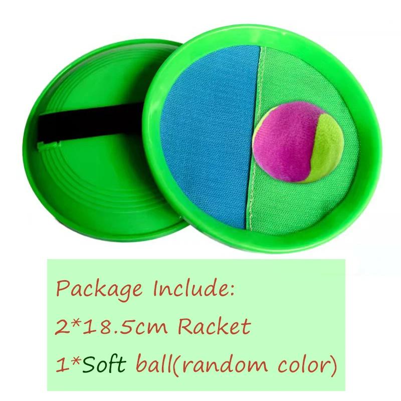 Children Sports Toys Toss & Catch Ball Sticky Balls Summer Outdoor Beach Toy Multiplayer Game Parent-child Interaction Gifts TMZ
