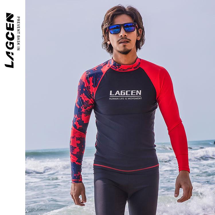 Men'S Diving Suit, Swimsuit, Long Sleeved Quick Drying Swimsuit