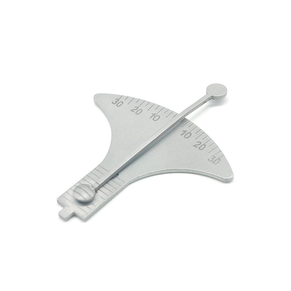 Set di strumenti per l'altezza e l'augulazione della cuffia dell'impianto dentale Righello per misurazione dell'altezza di taglio e del calibro di angolazione