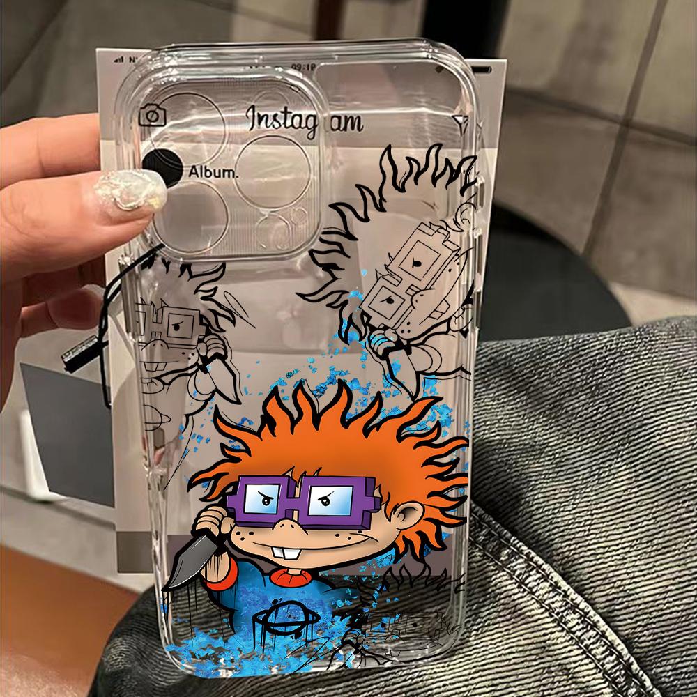 Cartoon R-Rugrats Phone Case For Samsung Galaxy A16 A07 A17 A36 A26 A56 A55 A35 A25 A15 A05s A54 A24 A14 A06 A05 A13 A53 4G 5G