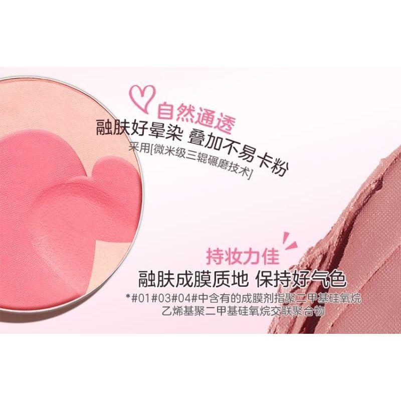 COLOUR ZONE - Palpitating Mousse Blusher - 4 Colors (1-4)