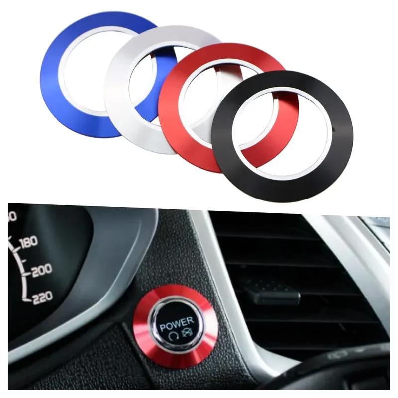 Start Stop Ignition Key Ring for Ford Ecosport 2012 -2016 2017- Fiesta MK7 Key Ring Cover Sticker