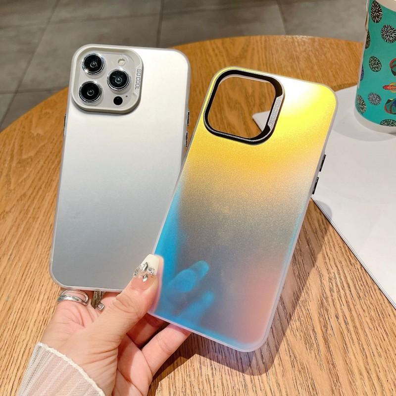 

IMD 2-in-1 Suitable IPhone 16 Promax Color Silver Acrylic Hard Shell All Inclusive 15pro Apple Phone Case iPhone 15 Pro