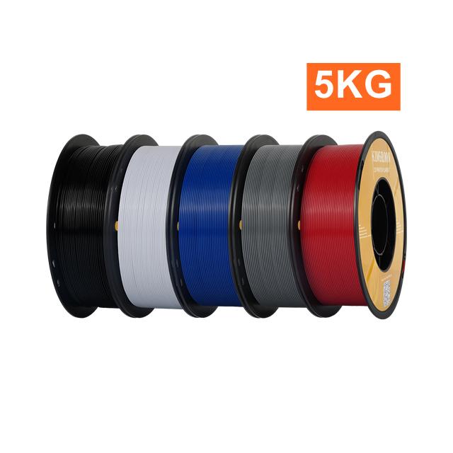 KINGROON PETG 3D Printer Filament 1.75mm 5KG 10KG Mix Color 3D Printing Material 1kg/roll PETG Plastic For FDM 3dprinter