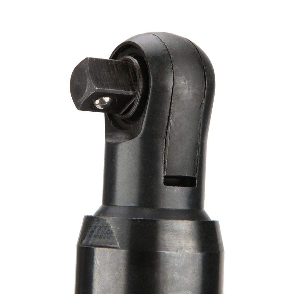 Akozon Adjustable Air Ratchet Wrench, 1/4" Square Drive, for Machine Building and Automotive Industries