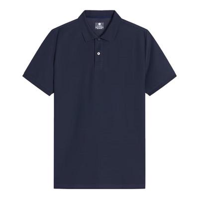 Men's Mulberry Silk Blend Short-Sleeve Polo Shirt