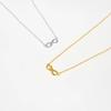 Sterling Silver Gold Best Friendship Pendant Charm Luxury Chain Necklace  Women Women Wedding Jewelry Gift