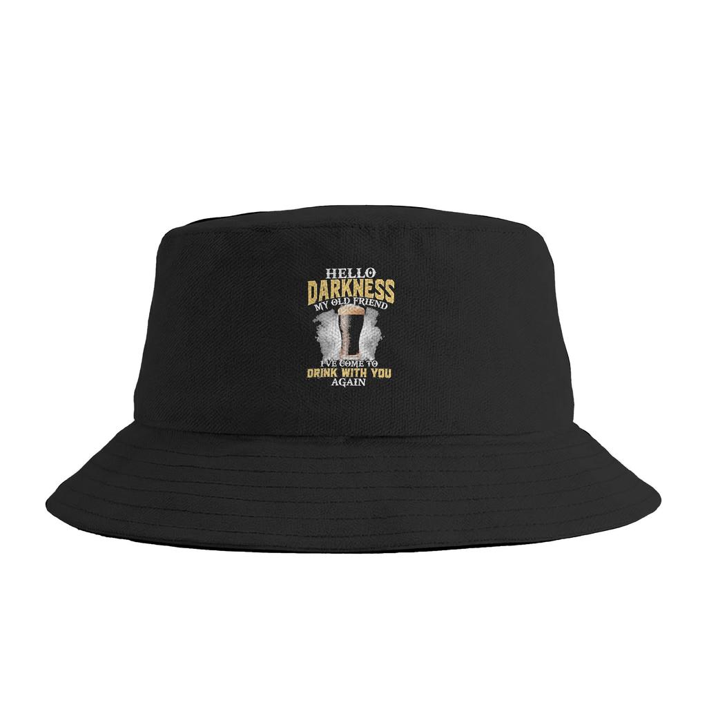 Ciao Oscurità Mia Vecchia Amica Cappello a Secchiello Cappelli da Pescatore da Esterno Per Uomo Donna Classici Cappelli da Sole da Pesca Personalità Personalizzato Fai da Te Cappello