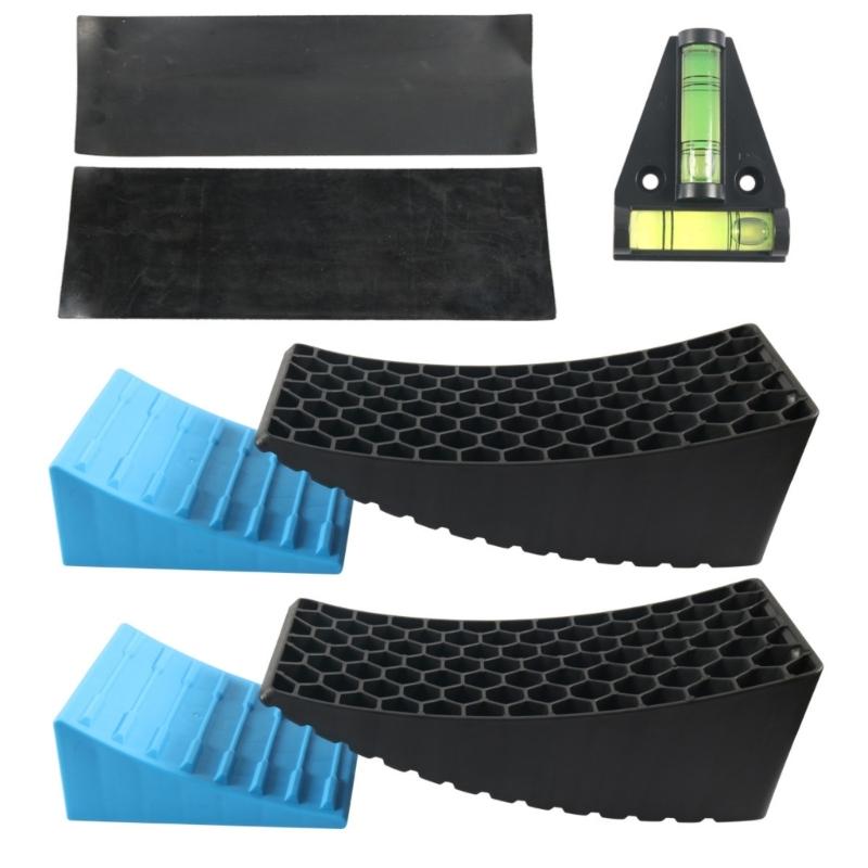 

Campers Leveler System RVs Leveling Blocks for Travel Trailer Support Up to 35000lbs Universal Leveler Accessories Syste 1