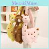 Adorable Plush Giraffe Shoulder Bag For Girls Cute Cartoon Crossbody Doll Bag