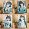 Animation GGreenHairS GirlS Throw Soft Warm Throw Blanket for Bedroom Living Room Bed Travel Camping Picnic Gift