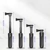 Adjustable Extendable Selfie Stick Vlog Tripod Stand Portable Camera Mount Parts For GoPro Hero9-13 DJI Osmo Action3-5 Pro Insta360 X4 Action Camera
