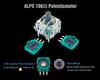 ElecGear 8pcs ALPS 10K Replacement Potentiometers + 4pcs Additional Drift Correction Variable Resistors, Thumbstick Sensor Repair Parts for ALPS