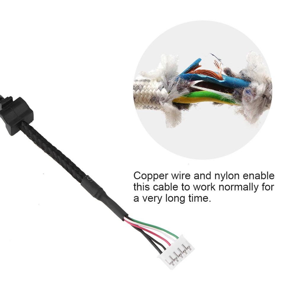 Dayanıklı USB Fare Kablosu Örgülü Tel USB Şarj Fare Kablosu Logitech G502 Oyun Faresi için