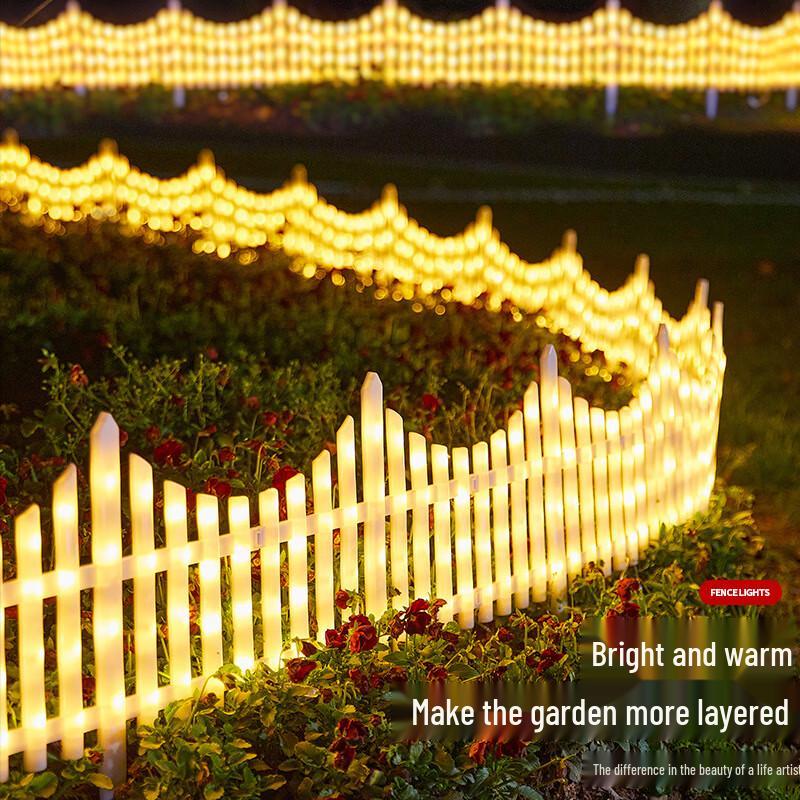 HEIXIE Solar Garden Fence Lights - 5 Pack