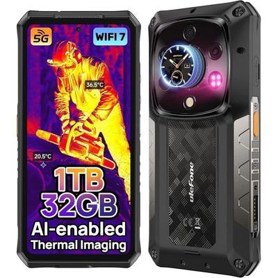 Robustes 5G Smartphone Ulefone Armor 28 Ultra 32GB+1TB Thermografie 6.67” 10600mAh Unzerbrechliches Tragbares Telefon Dual-SIM