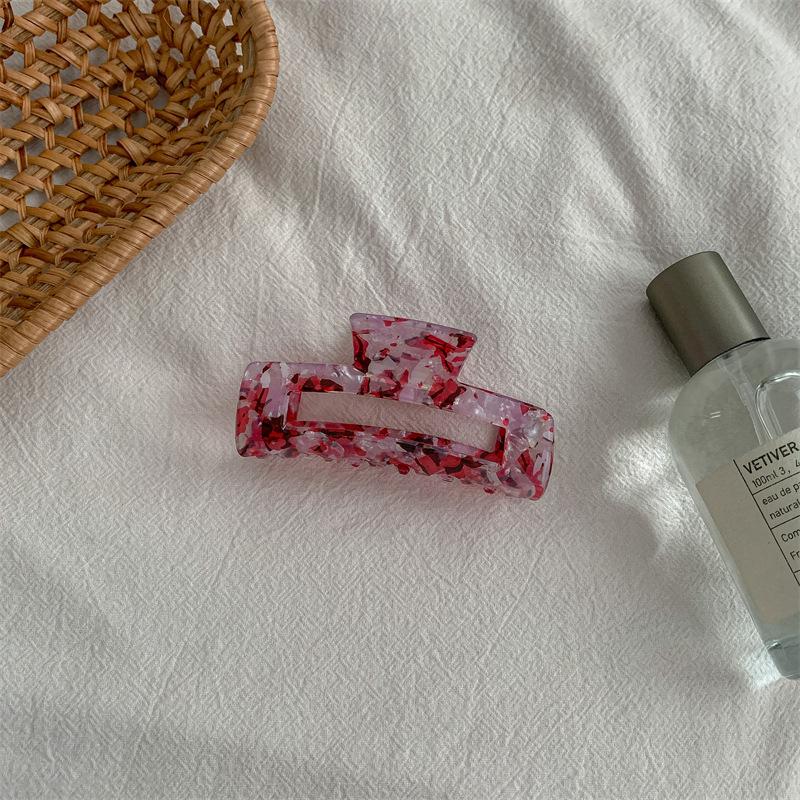 Korean Imitation Acetate High-End Shark Hair Clip - Elegant Hair Accessory for Stylish Looks