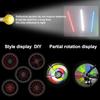 Colorful Wheel Decoration Reflector 12Pcs Bicycle Spoke Skins Wraps Night Riding Universal Easy Bike Accessories To Install Road Mountain Reflectors