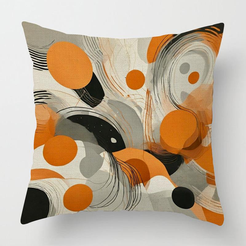 Home Decor Abstract Art Inspired Digital Print Pillowcases Pattern Cushion Cover Suitable for Sofa Bedroom Car Pillow Cover