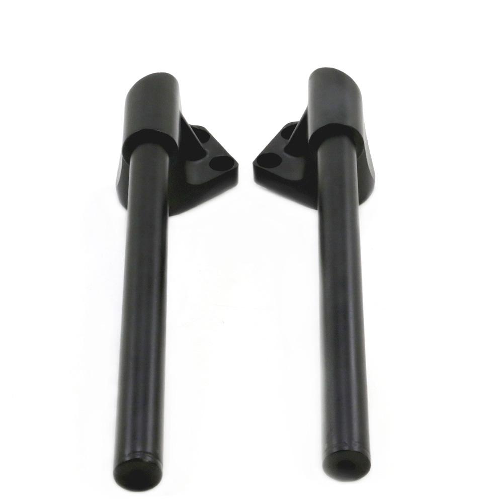 Split Handlebar Handle Bar For KAWASAKI Ninja 300 300R 250 250R EX250 Motorcycle Black Aluminum