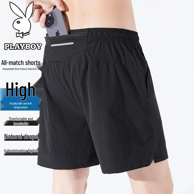 Playboy Men s Summer Quick-Dry Sports Shorts 3XL