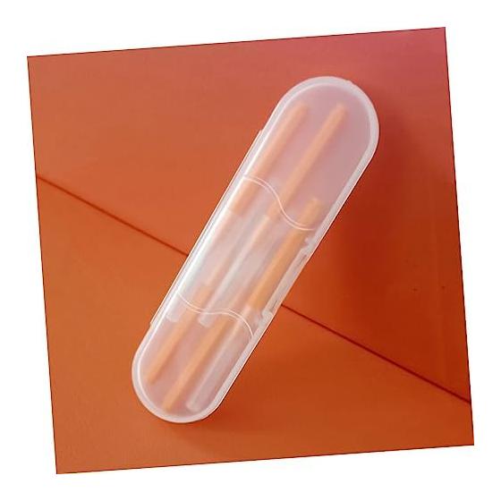 GLEAVI 10 Pieces Mini Cleaning Brush Orange Cleaner Portable Brush Orange Straw Hydro Flask Straw Hole Gap Cleaning Brush Shower Nozzle Dust Cleaning