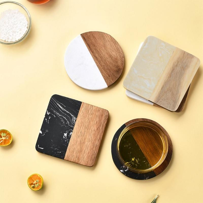 Splicing Untersetzer Modernes Mode-Geschenk für Schlafzimmer Wohnzimmer Heimdekorationen