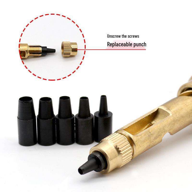 Automatic Multi-Head Leather Hole Punch Tool