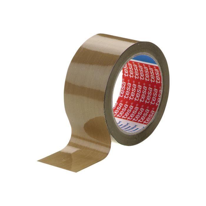 Tesa 4089 Verpackungsband 50 mm x 66 m Polypropylen chamois
