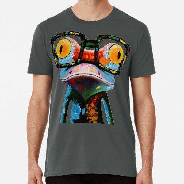 Hipster Frog Nerd Glasses T-Shirt S-5XL Best T-Shirt