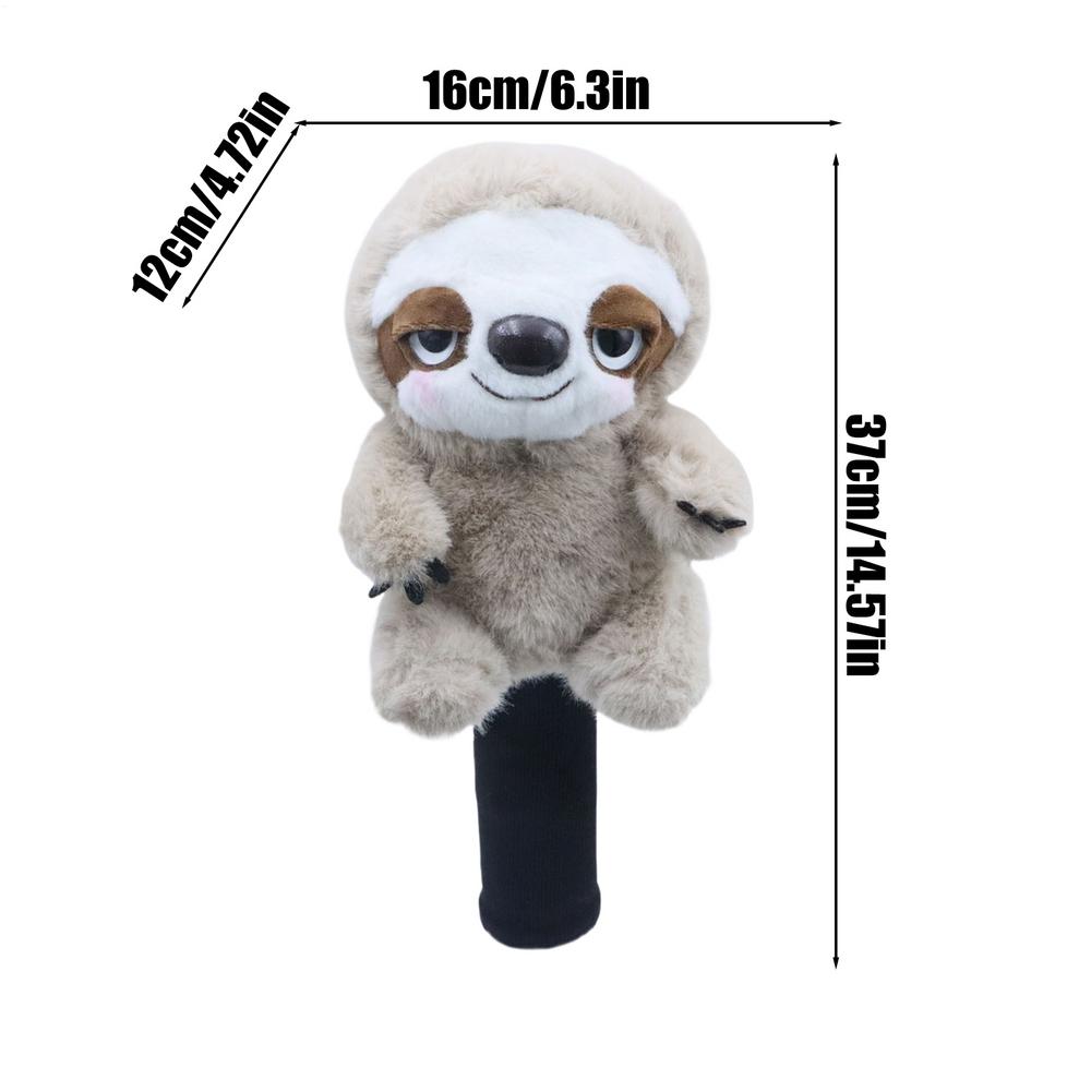 Animal-Shaped Golf Club Headcover Driver Cover Soft Plush Protector for Indoor Outdoor Ball Sport Equipment Tournament