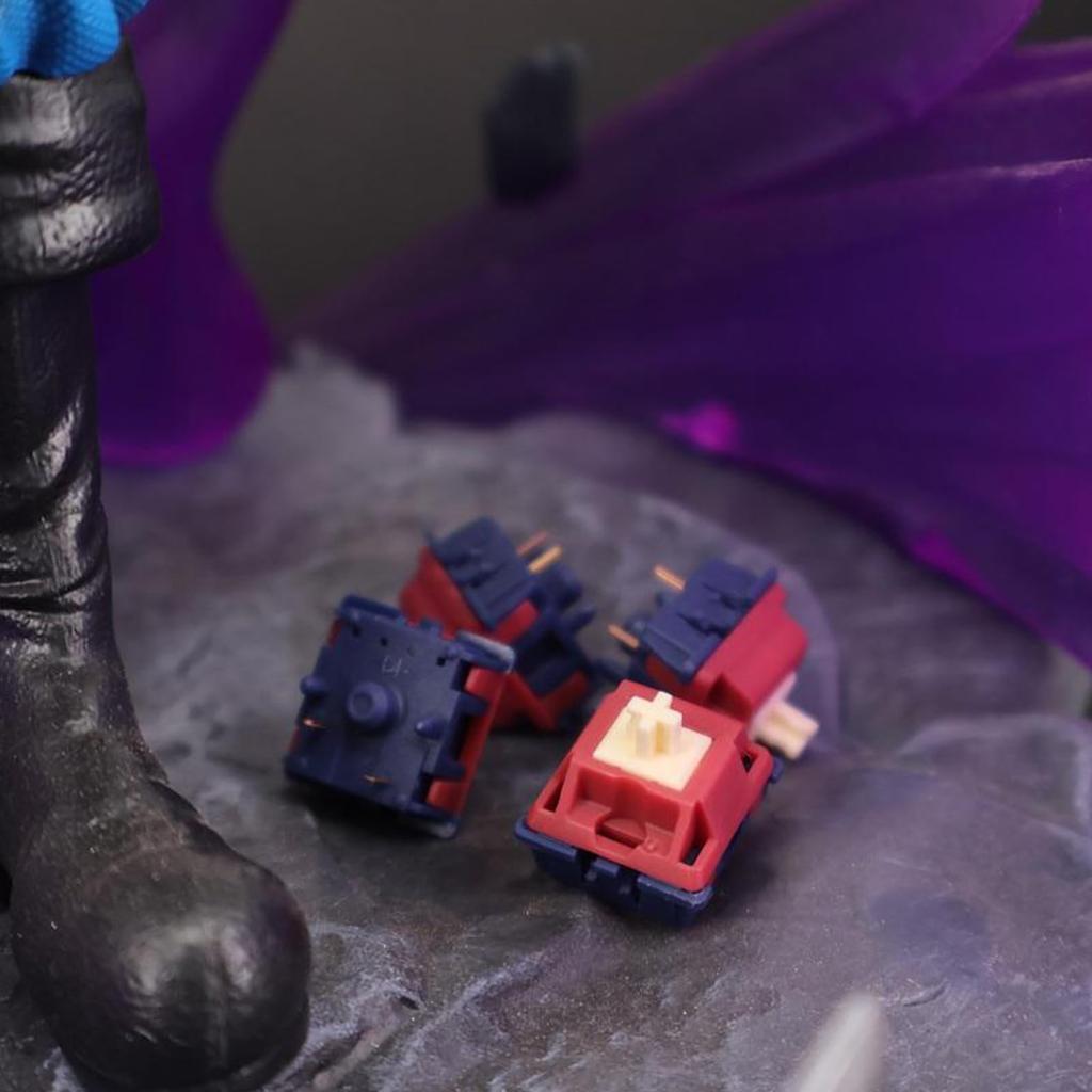 36-Pack Tactile Gateron Quinn Switches, 5-Pin 59gf RGB Pre-Lubricated for MX Mechanical Keyboards