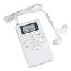 QQT102 Professional Radio Portable FM Stereo Receiver with LCD Display Earphone