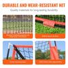7x7 Ft Baseball Softball Practice Net, Portable Baseball Training Net for Hitting Catching Pitching, Backstop Baseball Equipment with Bow Frame, Carry