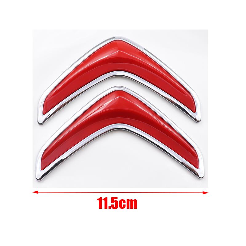 1 pezzo 3D ABS nuovo 8,1 cm 10 cm 11,5 cm Citroen Auto Paraurti Posteriore Portellone Bagagliaio Auto Posteriore Emblema adesivo Styling Accessori