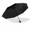1pc Psychedelic Cat Automatic Open/Close Umbrella Compact Folding Umbrella, All-Season Portable Umbrella for Women/Men289