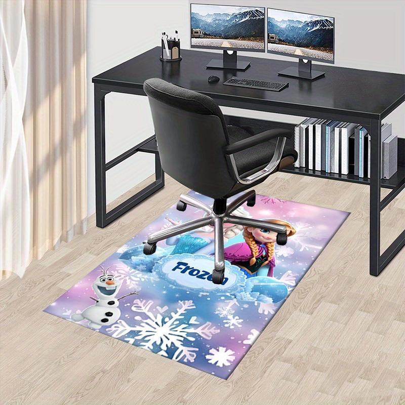 

Frozen Themed Office Carpet - Perfect for Under Desk Use, Home Decor! Embrace the Magic of Elsa, Anna, and Olaf in Your Workspace or Living 60cm by 90cm