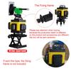 16/12/8 Lines Laser levels APP Control 4D/3D 360 Horizontal&Vertical Cross Self-Leveling Green Beam Measure Tool With 2 Battery