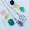 Silver Color Crystal Net Metal Necklace Interchangeable Chain Necklaces  Daily Wear