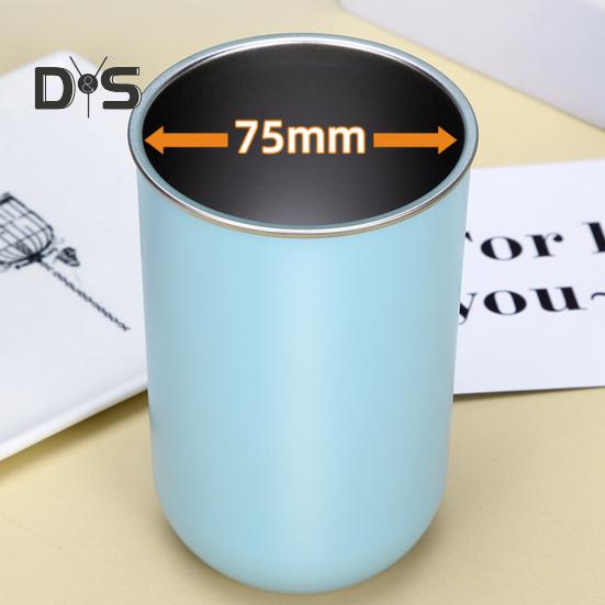 Water Cup 300ml Ergonomic Milk Cup Comfortable Grip Double-Layer Coffee Cup Tooth Brushing Cup Mouthwash Cup Multifunctional Mixing Cup