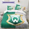 Werder Bremen poster Bedding Quilt Set Quilt Cover Pillowcase Home Decoration Birthday Gift (1 * duvet cover + 2 * pillowcase, without core)