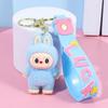 Labu Cloth Keychain 1PCS Plush Toys Cartoon Bucktooth Boy Boy Schoolbag Pendant Car Key Chain Small Gifts