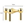Nordic Candle Holder Metal Molecular Structure Triangle Candlestick Vintage Candle Stand  Gift