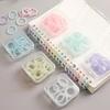20Pcs 15mm Loose Leaf Binder Rings Opening Notebook Refill Keychain Ring DIY Photo Album Circle Clamps Office Budget Binder