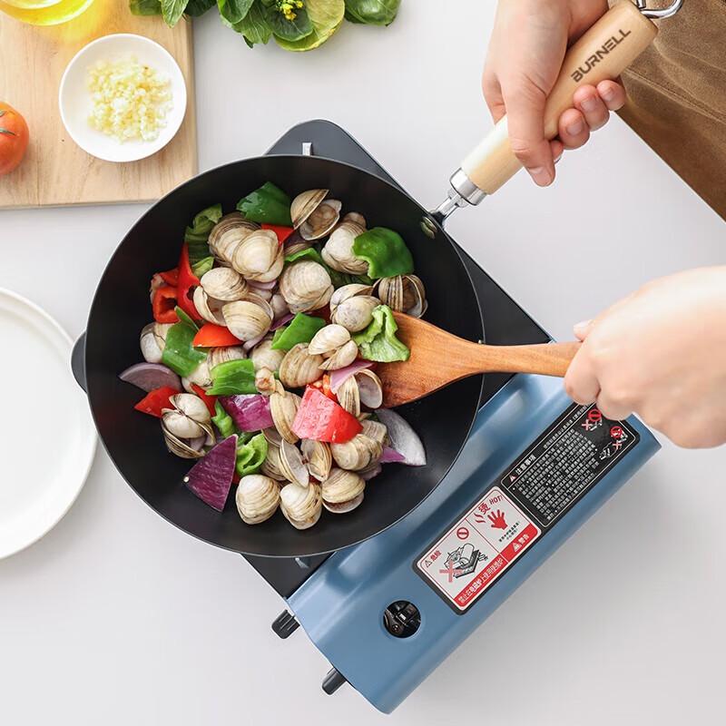 Burnell Multi-piece Wok and Gas Stove Set